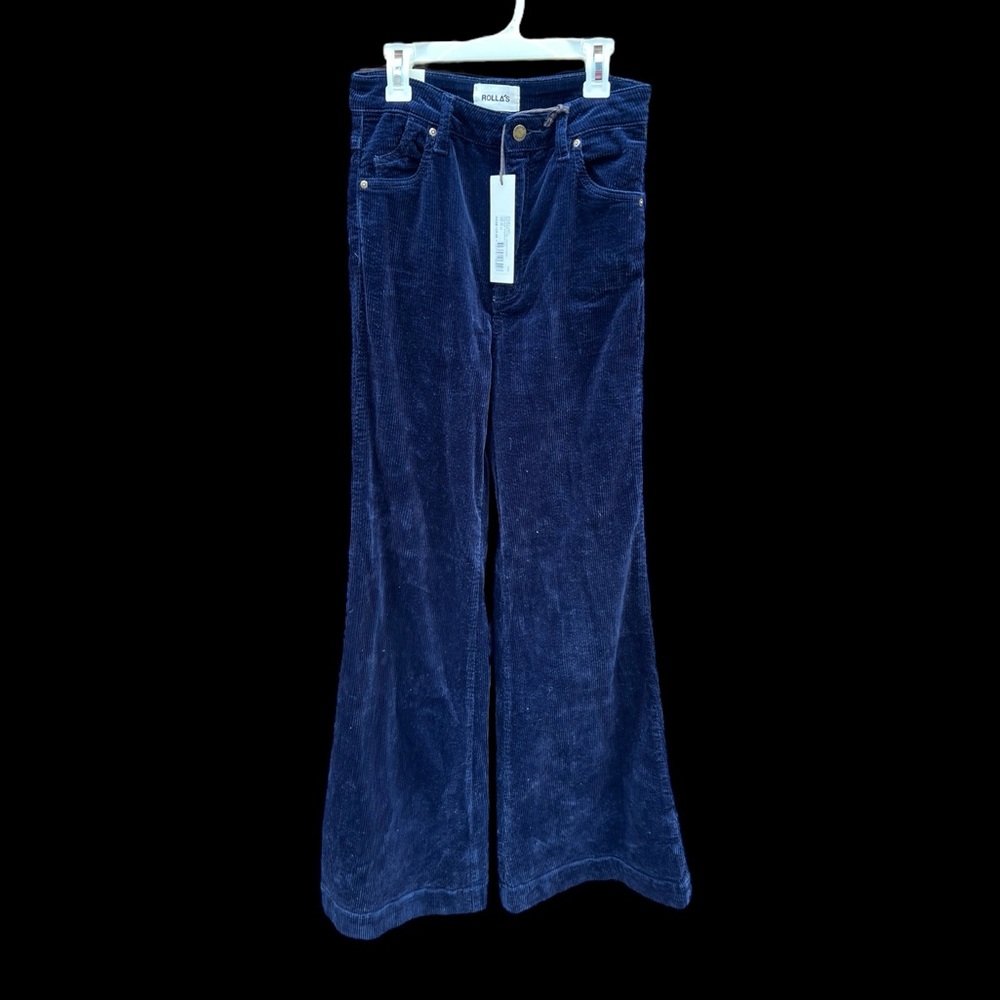 ROLLA'S EAST COAST CORDUROY WOMEN'S FLARE LEG PANTS SIZE 27 NWT
